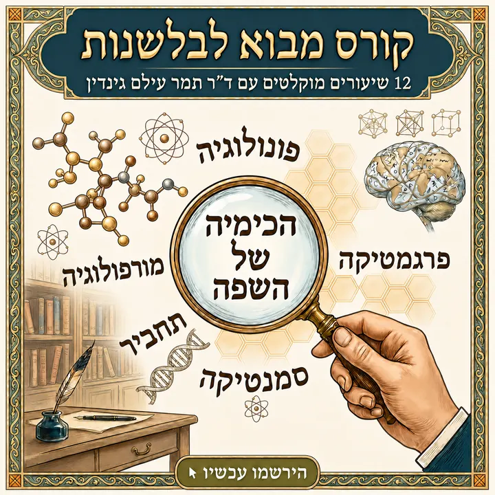 מבוא לבלשנות — הכימיה של השפה