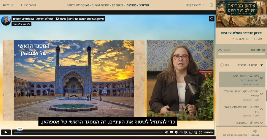 מודול 3 – תחילת השיעה, האימפריה הצפווית: המסגד הראשי של אספהאן