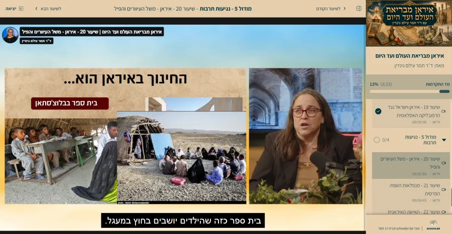 מודול 5 – משל העיוורים והפיל: בית ספר בבלוצ'סתאן